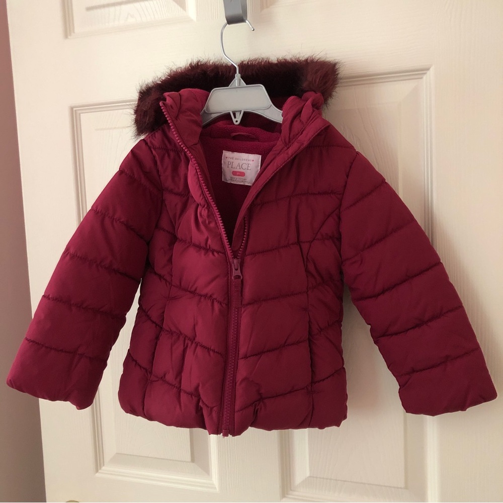The Children’s Place Toddler Puffy Jacket with Hood